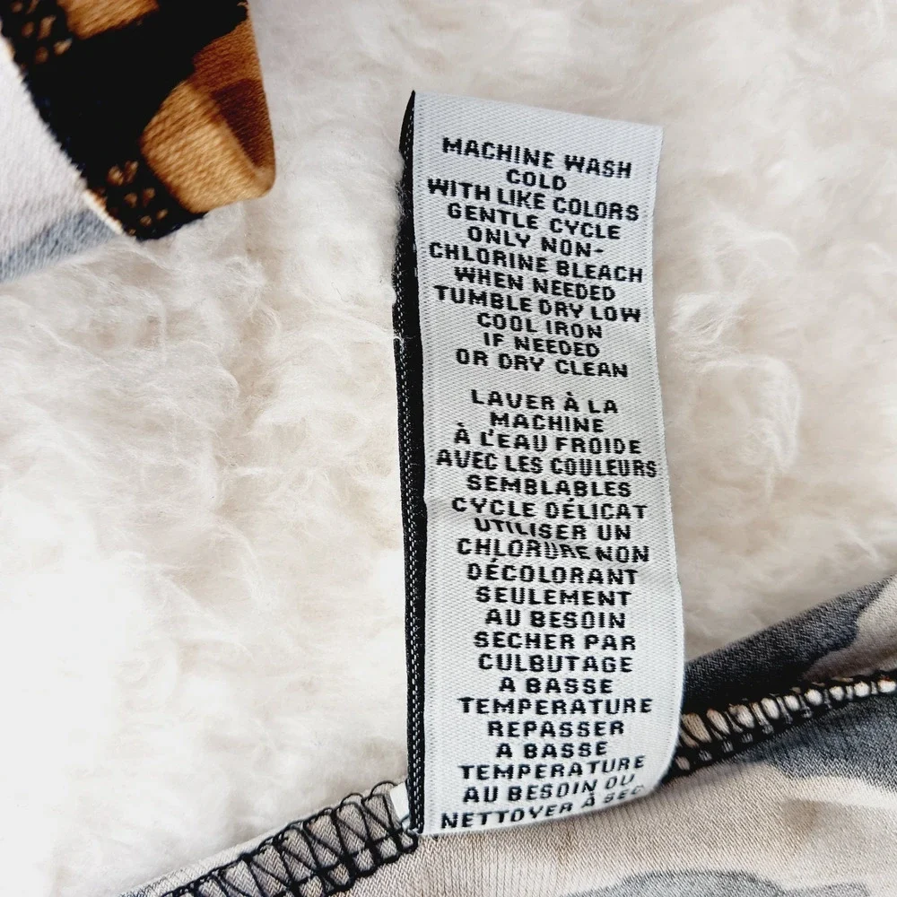 Blouse Leopard Animal Y2K Siren Glam Chic Bold Femme Going Out Top Luxe Size M - Picture 7 of 10